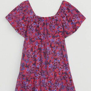 babyGap Red Floral Tiered Flutter Sleeve Dress/NWT/18-24 Months